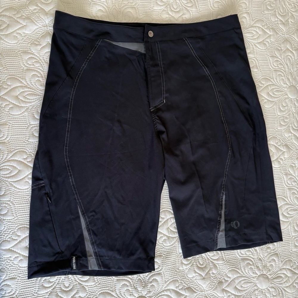 Pearl Izumi Canyon Black Cycling Shorts-No Liner-Large-NWT